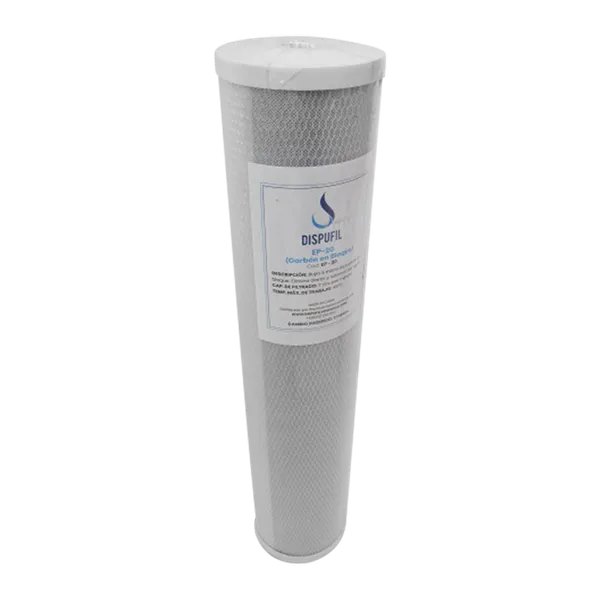 Bujía Dispufil para Filtro 20" de Carbón en Bloque